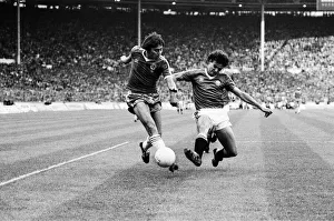 Images Dated 26th May 1983: Brighton & Hove Albion 0-4 Manchester United, 1983 FA Cup Final Replay at Wembley Stadium