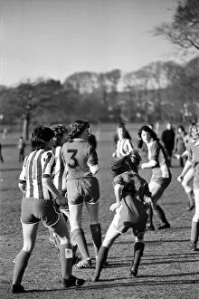 Images Dated 25th February 1974: Brighton and Hove Albion Ladies Football Team. Pictures taken during the Brighton