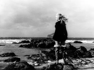 Location Gallery: Brigitte Bardot actress in her sea boots during a scene from A Day In September