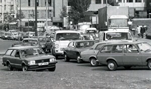 Images Dated 6th June 1981: Bristol traffic jammed up due to police and traffic wardens being withdrawn June