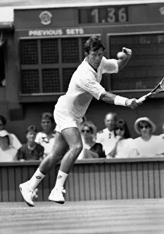 Images Dated 30th June 1992: British No 1 Jeremy Bates yesterday missed out on the golden oppurtunity of a Wimbledon