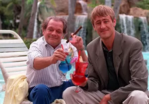 Images Dated 22nd November 1991: British actor David Jason with fellow actor Nicholas Lyndhurst from the television