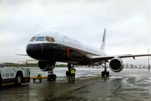 A British Airways 757, named Windsor Castle, taxis at Newcastle Airport A British Airways 757, named Windsor Castle, taxis at Newcastle Airport