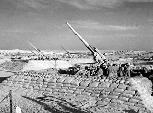 British anti aircraft guns in the Western Desert North Africa Circa 1942 British anti aircraft guns in the Western Desert North Africa Circa 1942