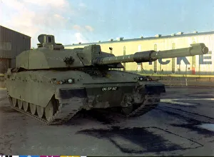 A British Challenger 2 Tank seen here at the Vickers Factory where they are built A British Challenger 2 Tank seen here at the Vickers Factory where they are built