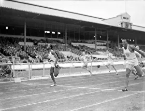 British Games at White City 1950 McDonald Bailey (GB British Games at White City 1950 McDonald Bailey (GB