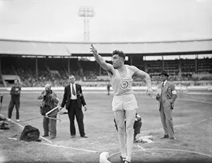 British Games at White City July 1950 John Savidge (UK British Games at White City July 1950 John Savidge (UK