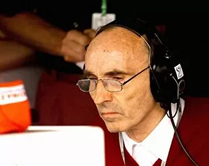 Images Dated 11th July 1998: British Grand Prix at Silverstone Qualifying Session. Frank Williams Saturday