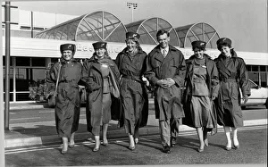 British Midland New Uniform revealed at East Midland Airport. 15th November 1988 British Midland New Uniform revealed at East Midland Airport. 15th November 1988