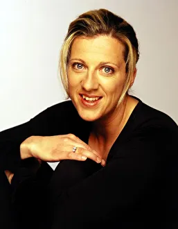 British Olympic runner Sally Gunnell Circa December 1998 British Olympic runner Sally Gunnell Circa December 1998