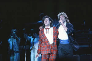 Images Dated 7th April 1985: British pop group Wham pictured on their 10-day visit to China, April 1985