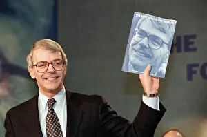 Images Dated 18th March 1992: British Prime Minister, John Major launches his Conservative party election manifesto