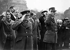 00743 Gallery: British Prime Minister Winston Churchill on his visit to Paris
