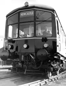 One of British Rails new Diesel Multiple Units which will come into operation One of British Rails new Diesel Multiple Units which will come into operation