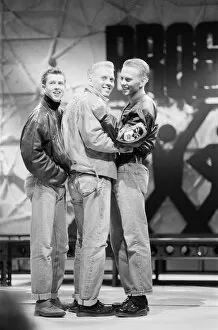 Denim Gallery: Bros. pictured in March 1988 in Tyne Tees, North East England
