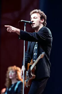 Images Dated 25th June 1988: Bruce Springsteen, in concert on his Tunnel of Love Express Tour, Wembley Stadium, London