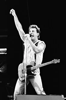 1985 Gallery: Bruce Springsteen in concert at Wembley, London, 3rd July 1985