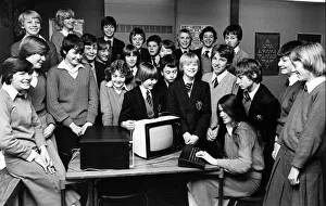 The De Brus School has moved into the age of the computer The De Brus School has moved into the age of the computer