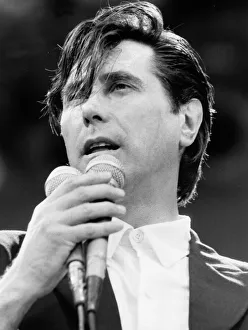 Bryan Ferry pop singer at Live Aid Concert Wembley 1985 Bryan Ferry pop singer at Live Aid Concert Wembley 1985