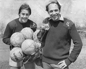Bryan Robson Sunderland football player (right) with team mate John Hawley Bryan Robson Sunderland football player (right) with team mate John Hawley