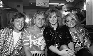 Bucks Fizz at the Night Out, Birmingham. 22nd May 1985 Bucks Fizz at the Night Out, Birmingham. 22nd May 1985