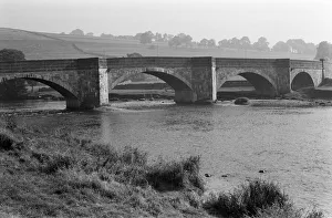 Burnsall bridge over the River Wharfe, North Yorkshire. September 1971 Burnsall bridge over the River Wharfe, North Yorkshire. September 1971