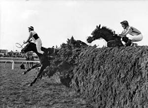 C. Kemball first over and unsaddled at the Chair on Freddie Bee in the 1984 Grand C. Kemball first over and unsaddled at the Chair on Freddie Bee in the 1984 Grand