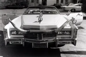 Cadillac Eldorado Convertible car. Nudie, the man who supplies clothes to the likes of Cadillac Eldorado Convertible car. Nudie, the man who supplies clothes to the likes of