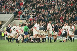 Images Dated 20th February 1999: Calcutta Cup Five Nations. England 24 v. Scotland 21 at Twickenham