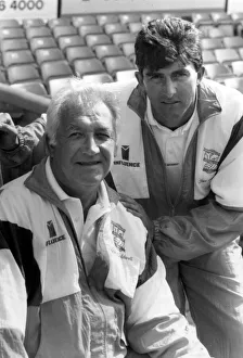 Bill Caldwell, Birmingham City General Manager, with new coach, Ian Atkins, St Andrews Bill Caldwell, Birmingham City General Manager, with new coach, Ian Atkins, St Andrews