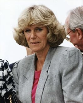 Images Dated 10th November 1992: Camilla Parker Bowles at the Queens Cup Polo Event November 1992