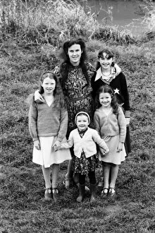 Images Dated 22nd January 1981: Campaigner Victoria Gillick with some of her children. 22nd November 1981