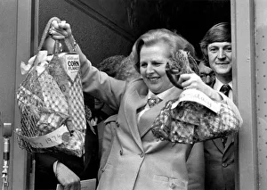 Campaigning. Margaret Thatcher MP, Leader of Conservative Party, in 1979 Campaigning. Margaret Thatcher MP, Leader of Conservative Party, in 1979
