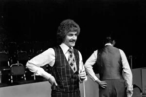 Images Dated 13th January 1975: Canadian snooker player Cliff Thorburn in action during a tournament