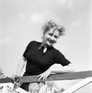 Cannes Film Festival 1953. Actress Ann Baxter. D3118-052 Cannes Film Festival 1953. Actress Ann Baxter. D3118-052