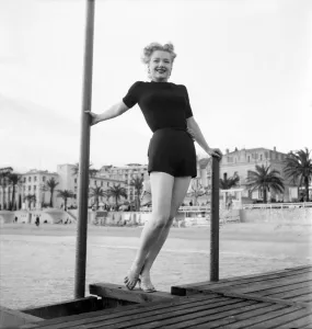 Cannes Film Festival 1953. Actress Ann Baxter. D3118-053 Cannes Film Festival 1953. Actress Ann Baxter. D3118-053
