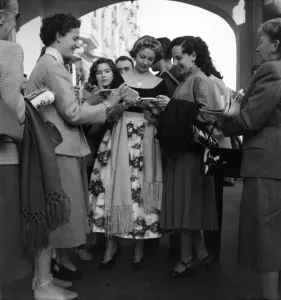 Cannes Film Festival 1953. Actress Dany Robin. D3118-057 Cannes Film Festival 1953. Actress Dany Robin. D3118-057