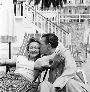 Cannes Film Festival April 1953. Actor Dick Richards. D3118-045 Cannes Film Festival April 1953. Actor Dick Richards. D3118-045