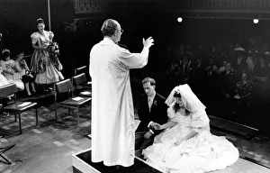 Canon Nicholas Freyling performs the wedding blessing of Andy Gale Canon Nicholas Freyling performs the wedding blessing of Andy Gale