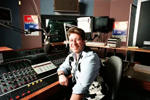 Images Dated 14th February 1995: Capital Radio DJ Neil Fox, also known as Dr. Fox or Foxy, in the Capital FM Studio