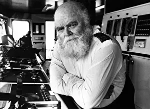 Images Dated 1st April 1982: Captain Ian North of the Atlantic Conveyor, a British merchant navy ship