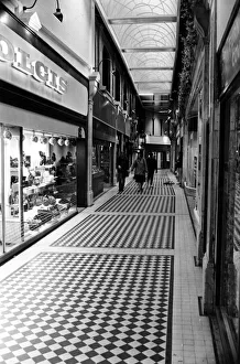 Cardiff - Arcades - Queen Street Arcade - 26th Nov 1986 - Western Mail Cardiff - Arcades - Queen Street Arcade - 26th Nov 1986 - Western Mail