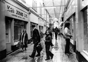 Cardiff - Arcades - Wyndham Arcade - 9th Jan 1981 - Western Mail and Echo Copyright Image