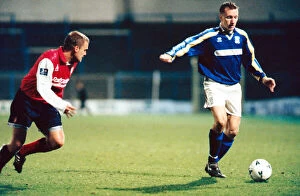 Images Dated 1st January 1998: Cardiff City v Rotherham, Anthony Carss of Cardiff City about to kick the ball