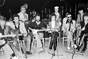 Images Dated 21st October 1985: Carl Perkins assembled himself a super backing group at Channel 4