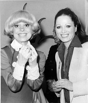 Carol Channing Actress with Authoress Jackie Collins DBase