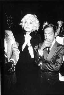 Images Dated 14th December 1988: Carol Channing actress with Sammy Davis Jnr December 1988