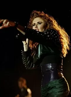 Images Dated 18th November 1988: Carol Decker Singer from the pop group TPau singing on stage
