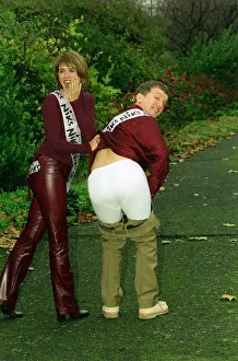Carol Smillie TV Presenter November 1998 Who has been voted Rear Of The Year Carol Smillie TV Presenter November 1998 Who has been voted Rear Of The Year
