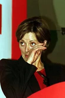 Images Dated 21st May 1999: Carol Vorderman cries during Daniels Gallimores award 1999 for outstanding bravery